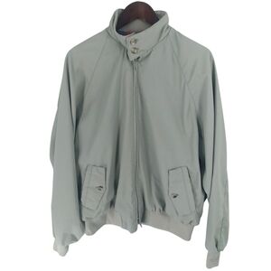 Vintage King Louie Pro Fit Bomber Jacket Men’s XL Gray Plaid Lined Western USA